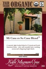 Fair Trade Organic Mi Casa es Su Casa Blend Coffee